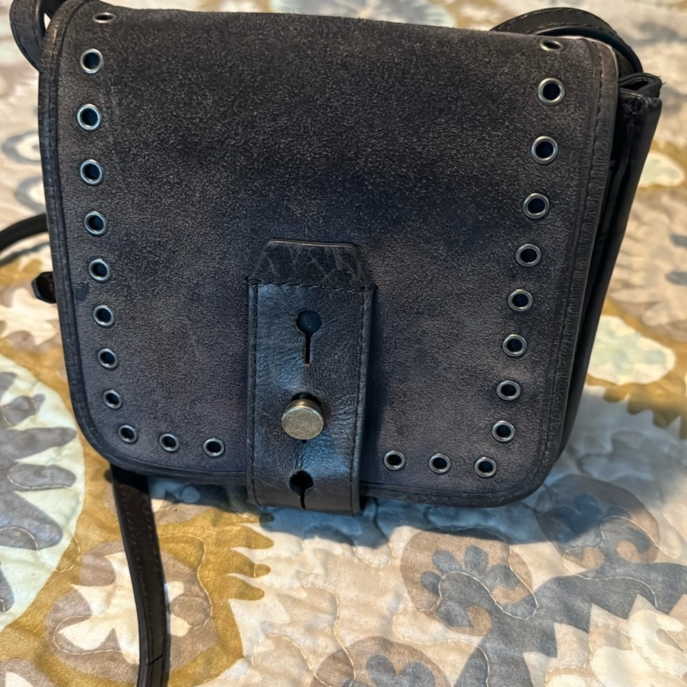 Lucky Brand Leather/Suede Crossbody Bag